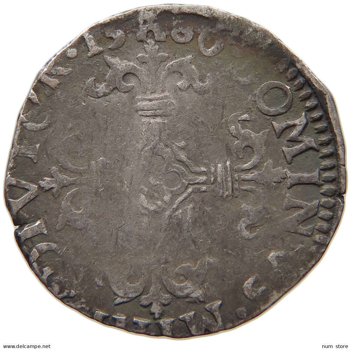 SPANISH NETHERLANDS 1/20 PHILIPSDAALDER 1580 FELIPE II. 1556-1598 #t138 0345 - Paesi Bassi Spagnoli