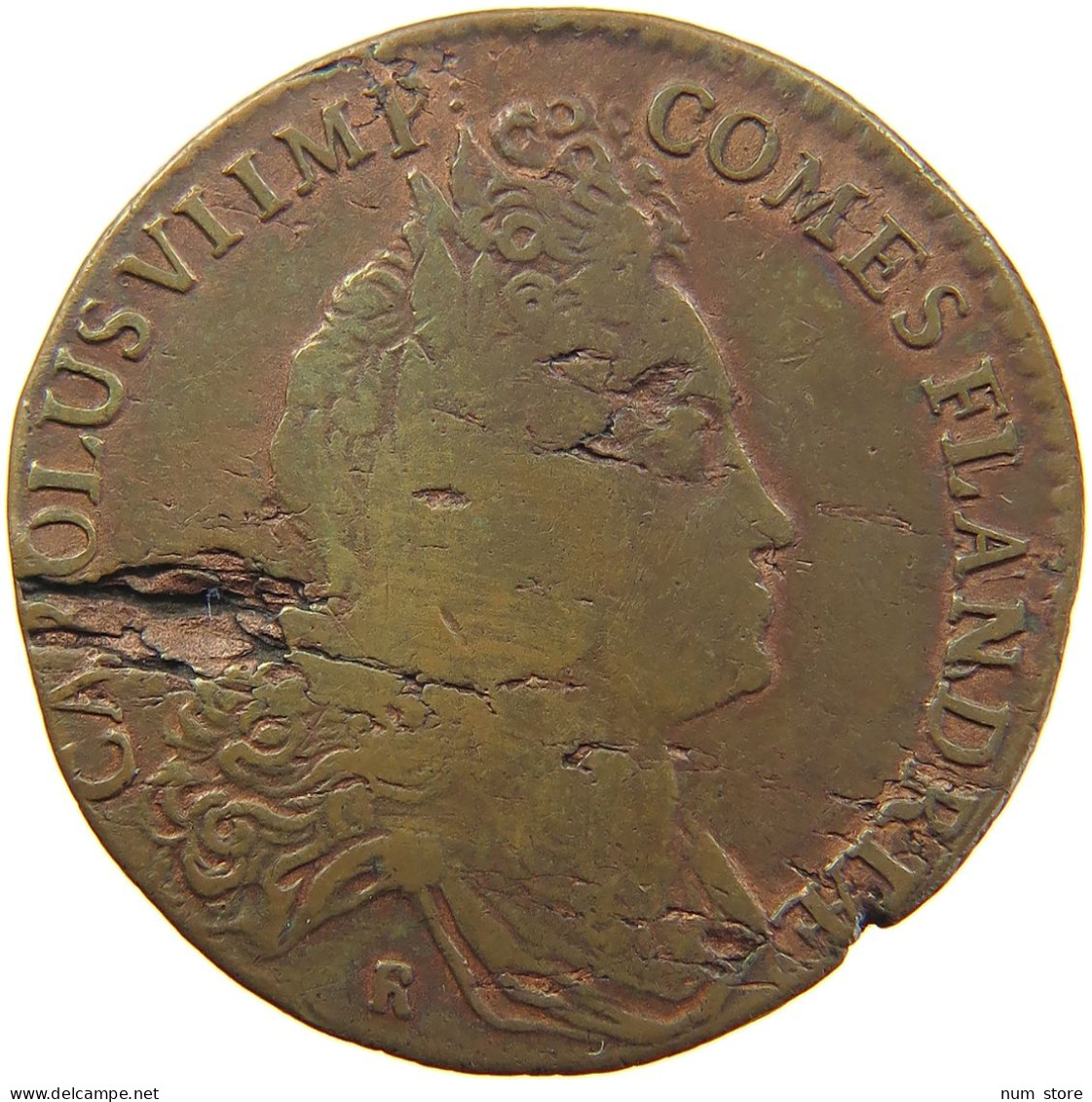 SPANISH NETHERLANDS   CARLOS VII. CASTELLANIA VETERIS BURGI GANDENS #c069 0097 - Spanish Netherlands