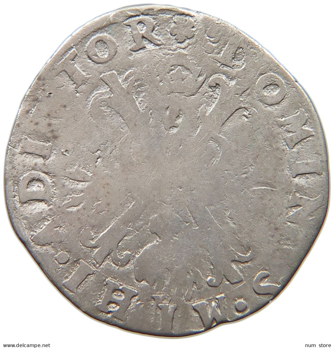 SPANISH NETHERLANDS 1/10 PHILIPSDAALDER  FELIPE II. 1556-1598 #t156 0001 - Paesi Bassi Spagnoli