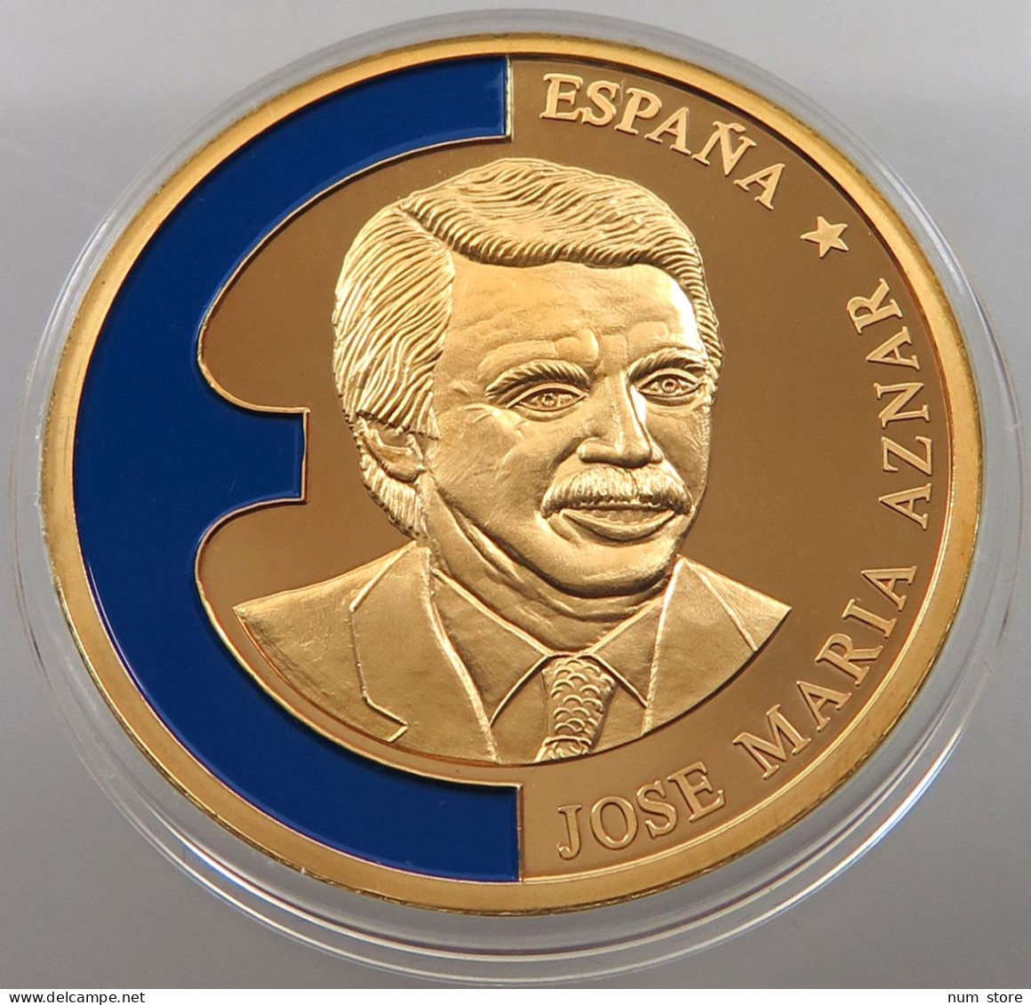 SPAIN MEDAL 1999 JOSE MARIA AZNAR #sm07 0293 - Altri & Non Classificati