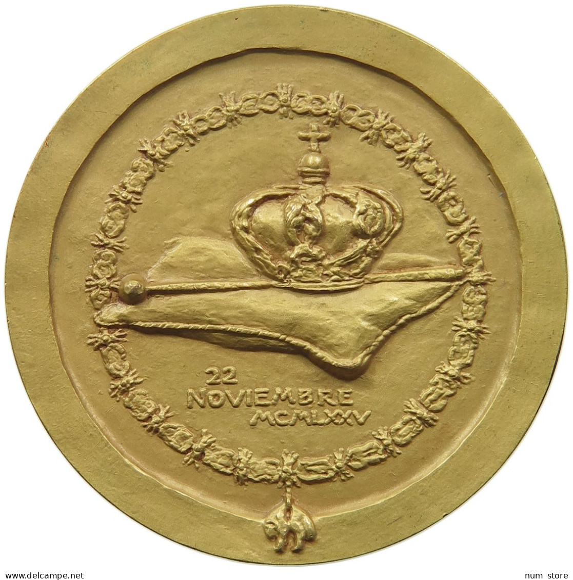 SPAIN MEDAL 1975 Juan Carlos I. 1975-2014 22 NOVEMBER #tm5 0215 - Autres & Non Classés