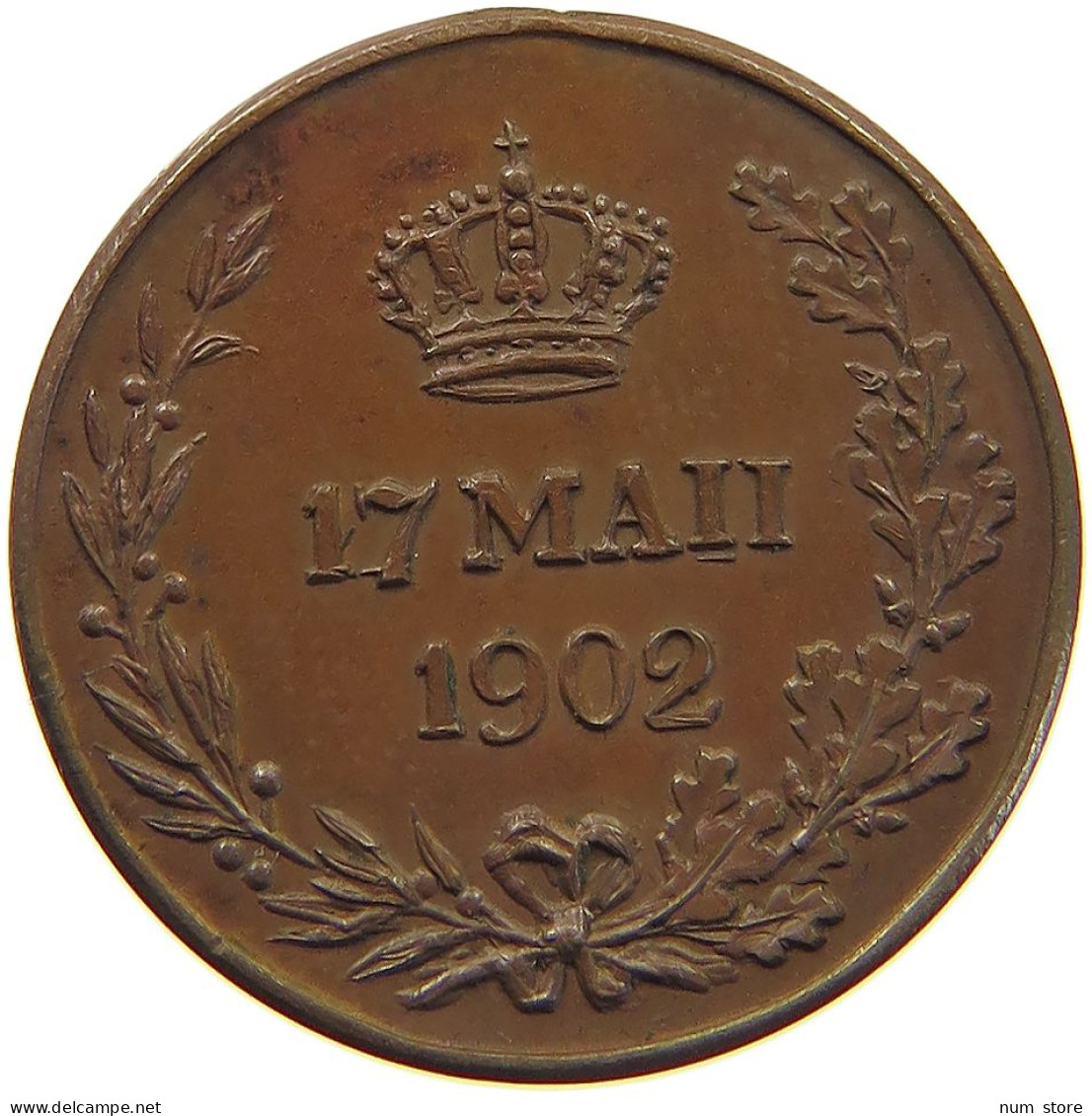 SPAIN MEDAL 1902 Alfonso XIII. (1886–1941) 17. MAI 1902 #t006 0103 - Sonstige & Ohne Zuordnung