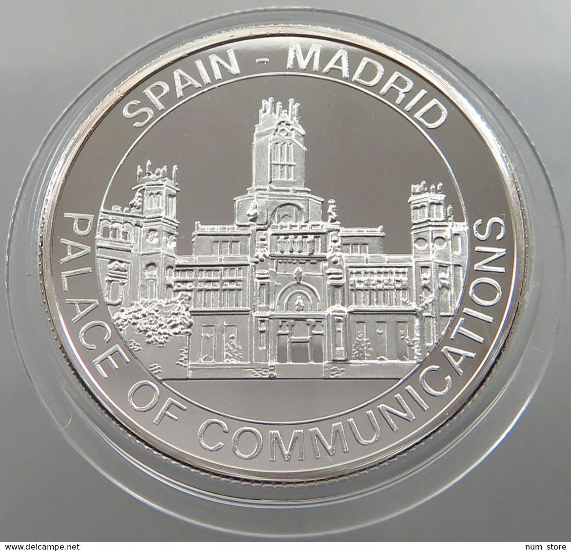 SPAIN MEDAL  MADRID PALACE OF COMMUNICATIONS #sm06 0795 - Otros & Sin Clasificación