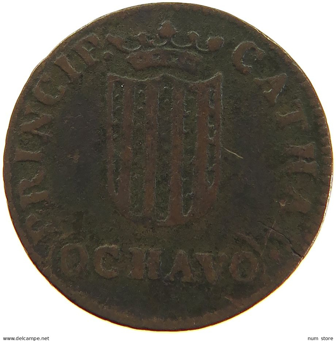 SPAIN CATALONIA OCHAVO 1813 FERNANDO VII. (1808-1833) #t015 0547 - Münzen Der Provinzen