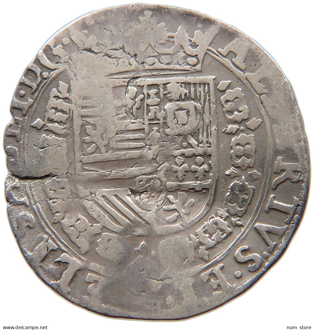 SPANISH NETHERLANDS REAL  Albert & Isabella (1598-1621) #c058 0145 - 1556-1713 Spanish Netherlands