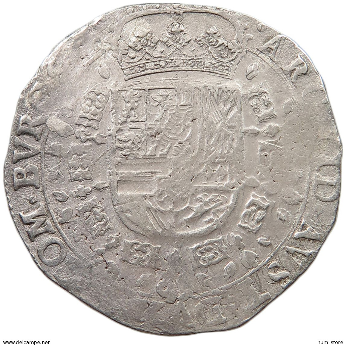 SPANISH NETHERLANDS PATAGON 1623 Albert & Isabella (1598-1621) #t118 1037 - 1556-1713 Spanish Netherlands