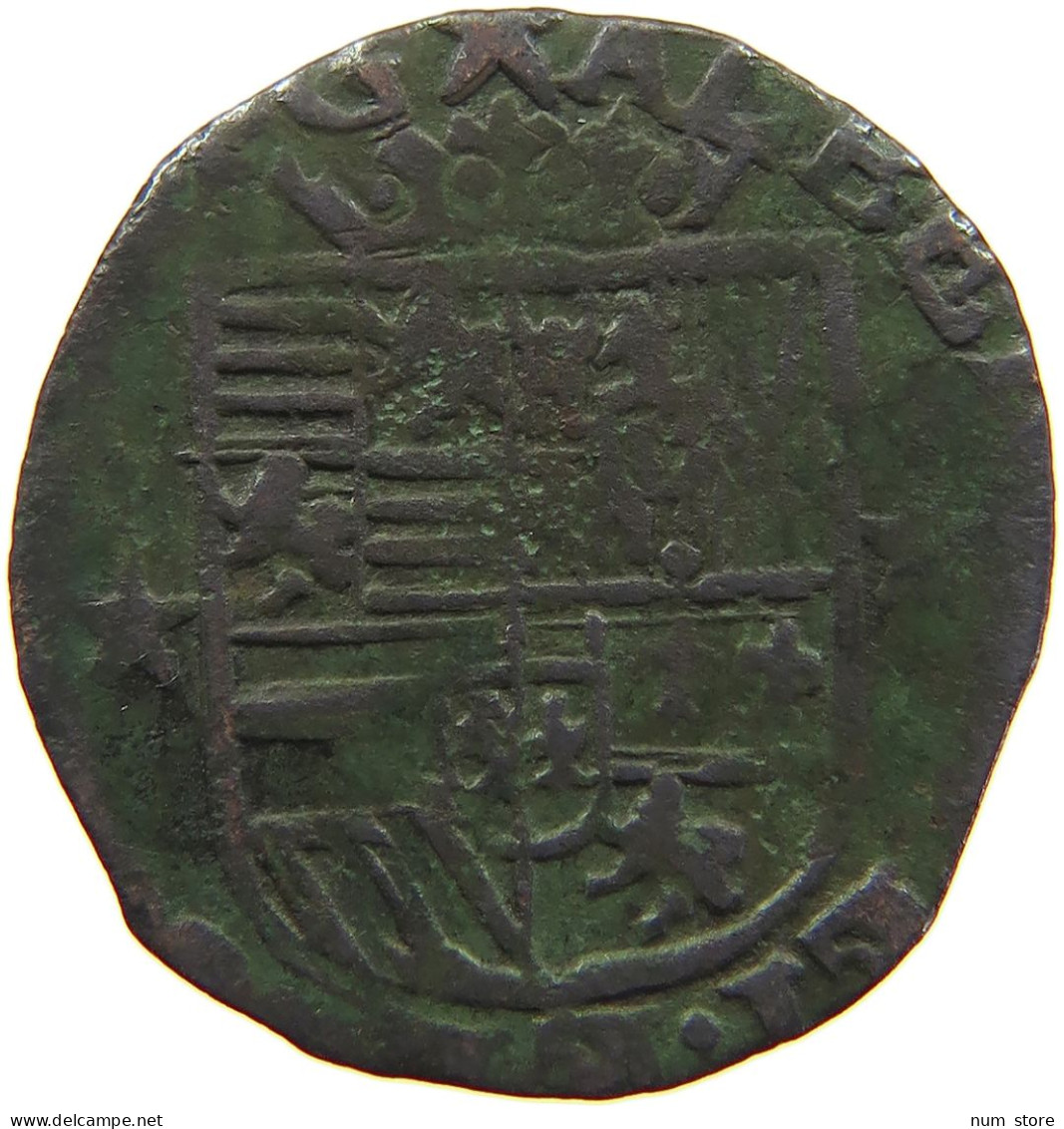 SPANISH NETHERLANDS OORD 1614 Albert & Isabella (1598-1621) #t158 0717 - 1556-1713 Países Bajos Españoles