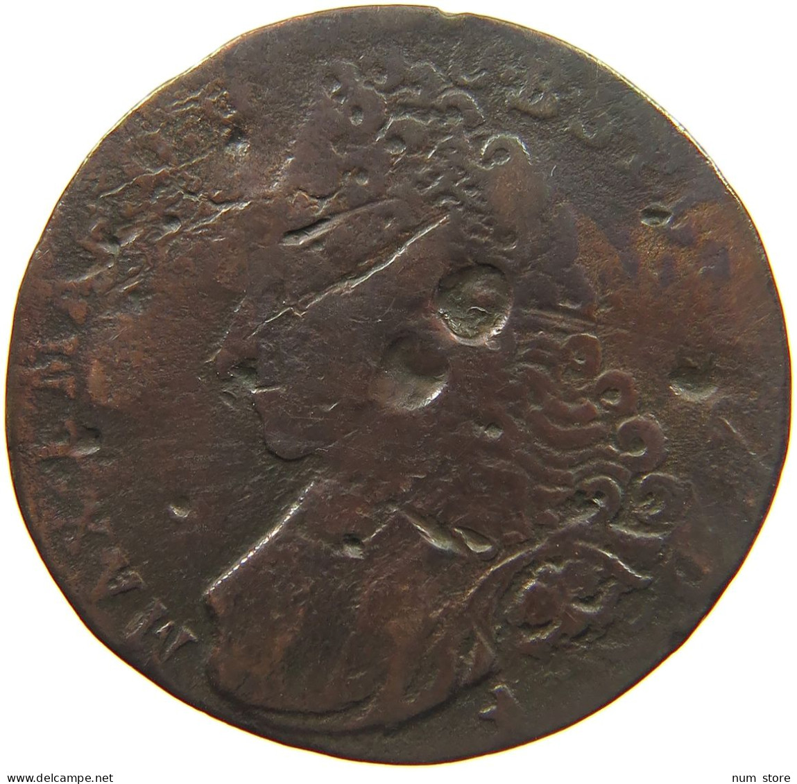 SPANISH NETHERLANDS NAMUR LIARD 1713 Maximilian Emanuel Von Bayern 1711-1714 #c024 0467 - 1556-1713 Spanische Niederlande