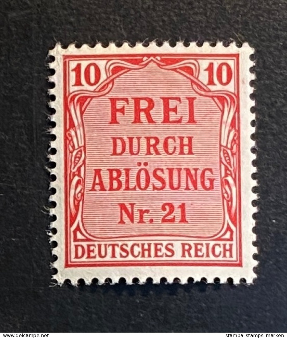 Deutsches Reich 1903 Dienstmarken Mi. 4 Postfrisch/** MNH - Servizio