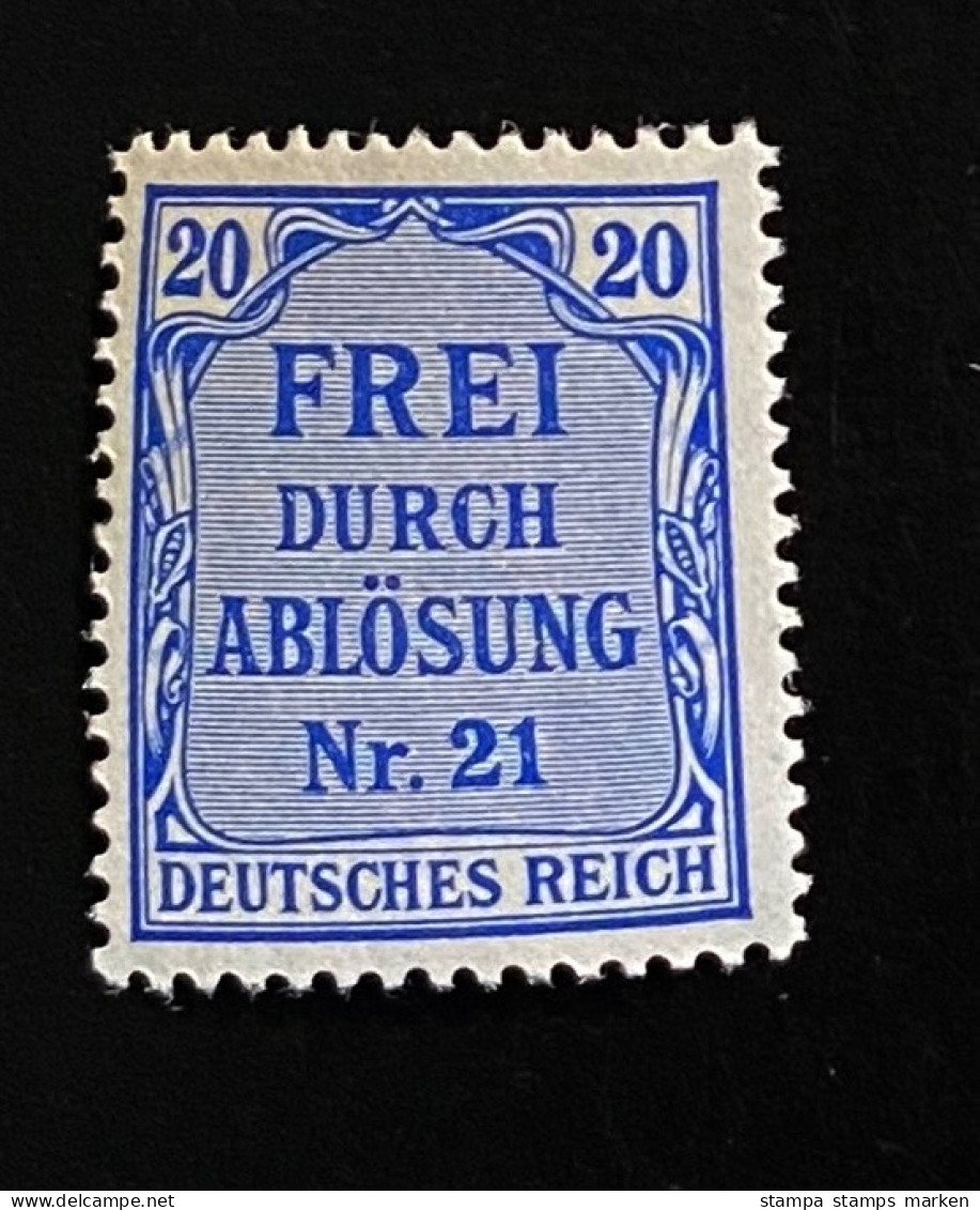 Deutsches Reich 1903 Dienstmarken Mi. 5 Postfrisch/** MNH - Dienstzegels