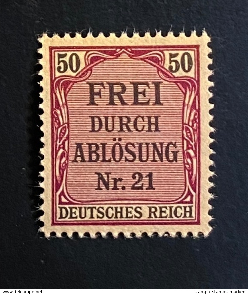 Deutsches Reich 1903 Dienstmarken Mi. 8 Postfrisch/** MNH - Dienstmarken