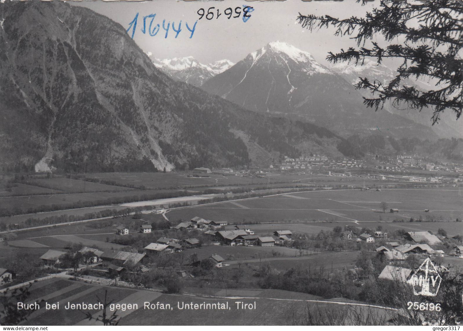 D8107) BUCH Bei JENBACH Gegen Rofan - Unterinntal - Tirol - Häuser U. Felder ALT - Jenbach