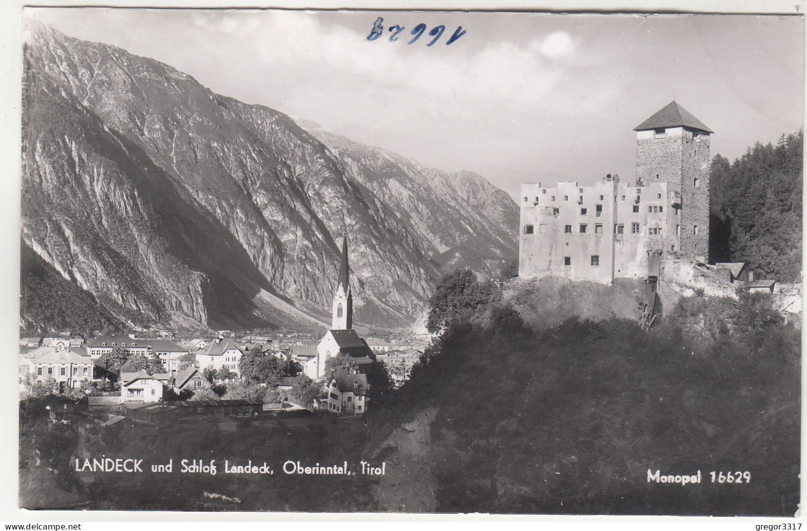 D8112) LANDECK Und Schloß LANDECK - Oberinntal Mit Kirche U. Haus DETAILS - Tirol - Alte FOTO AK - Landeck