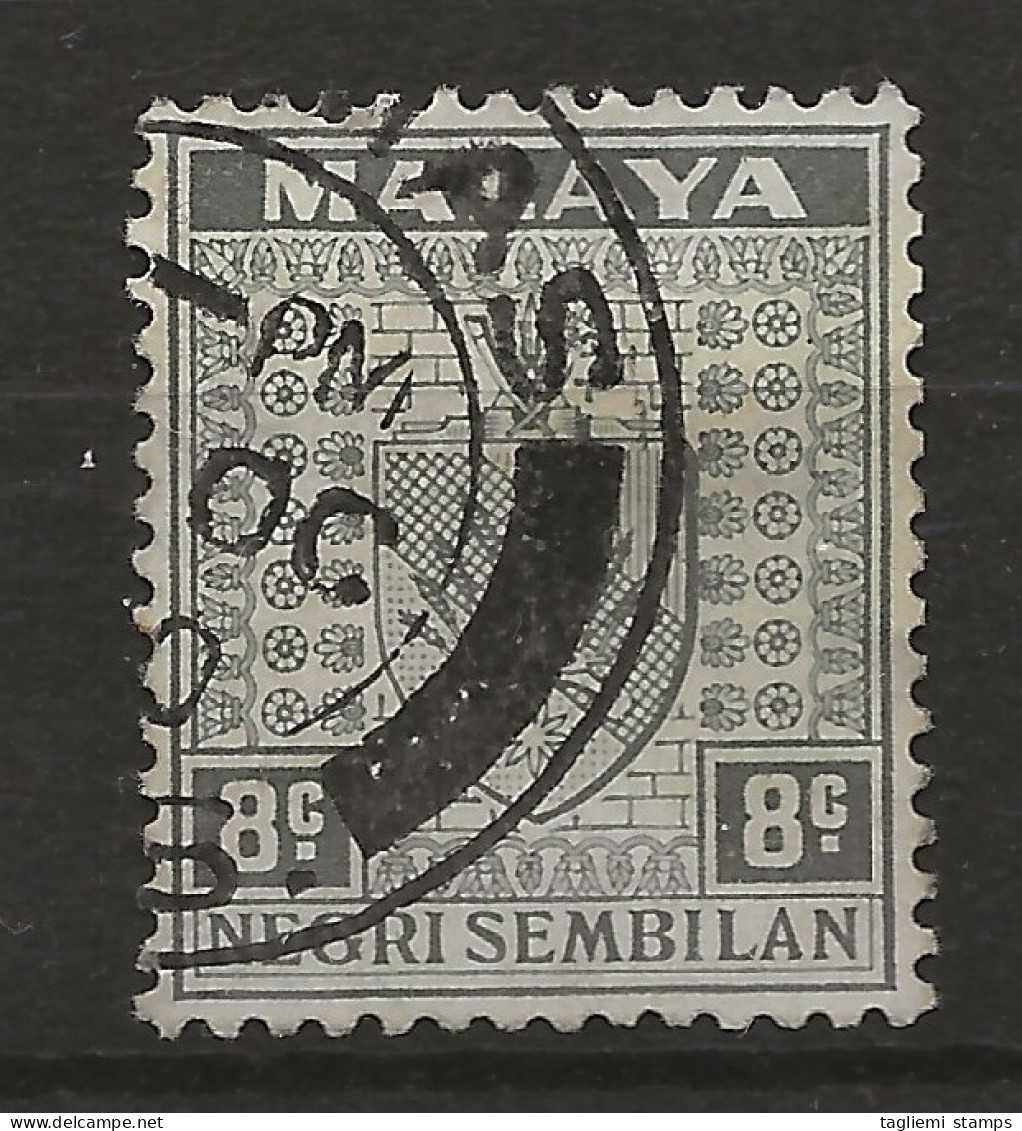 Malaysia - Negri Sembilan, 1935, SG  21, Used, Nice Cancellation - Negri Sembilan