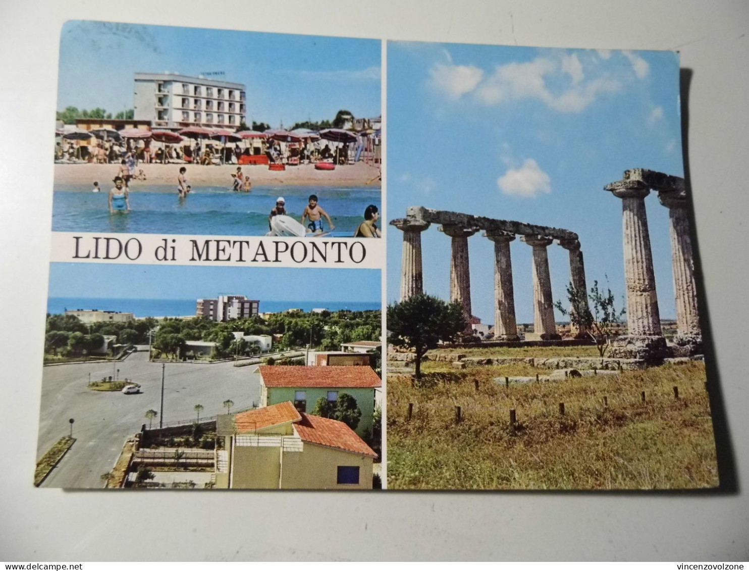 Cartolina Viaggiata "LIDO DI METAMPONTO" Vedutine 1958 - Matera
