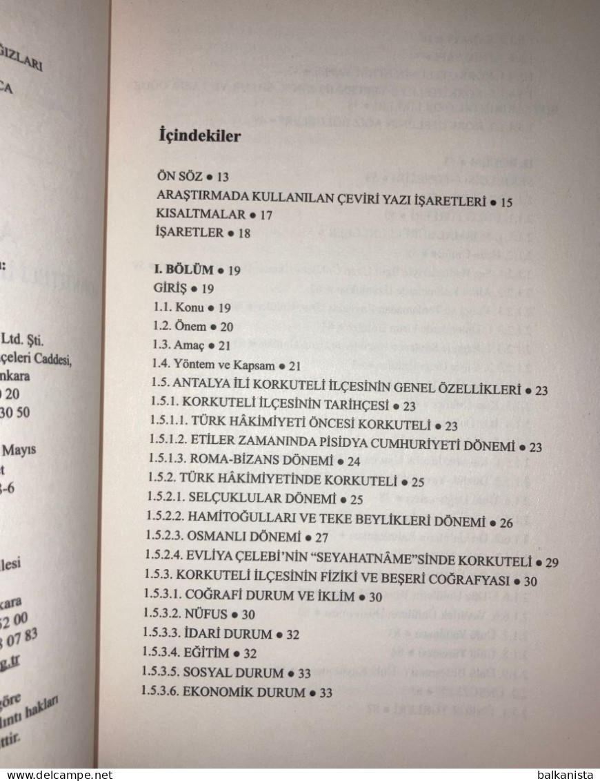 Antalya Ili Korkuteli İlcesi Ve Yöresi Agizlari Turkish Dialect Linguistic - Cultura