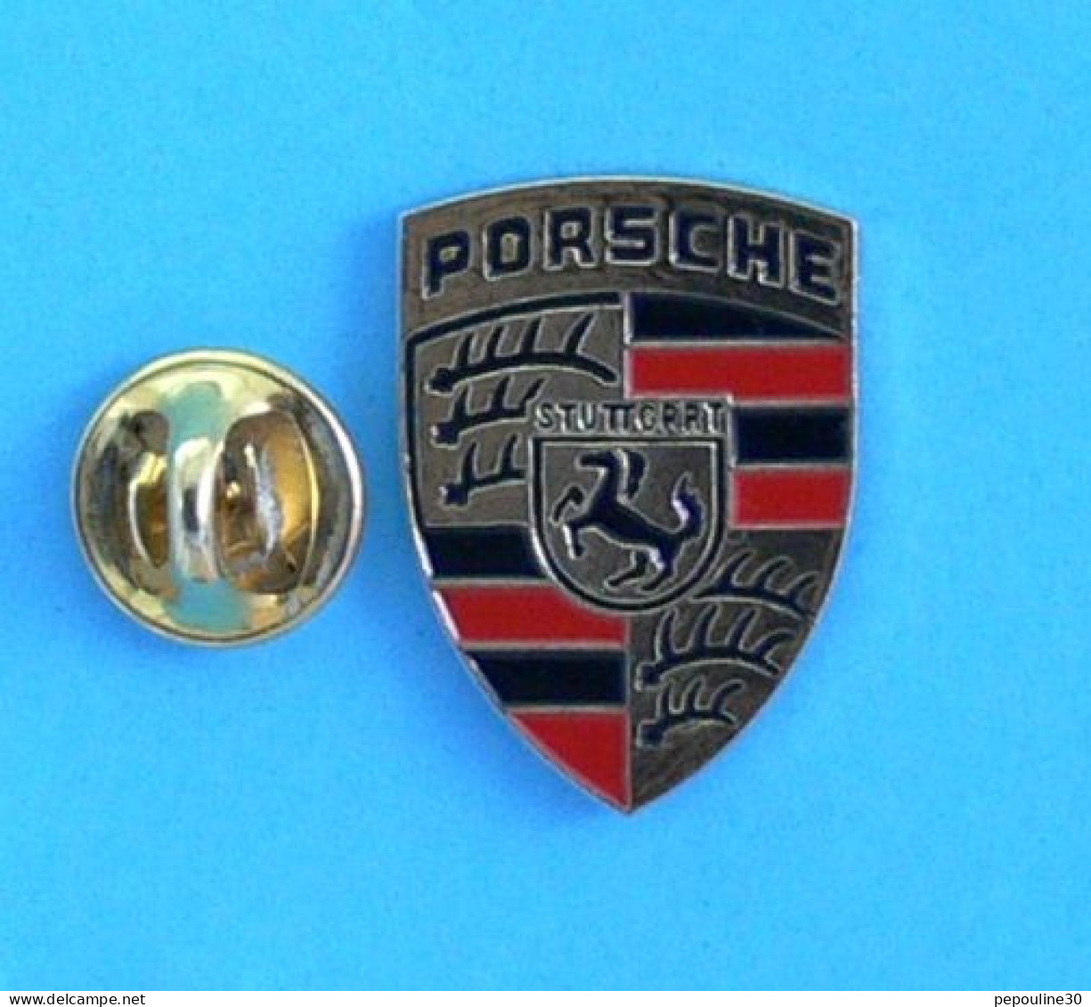 1 PIN'S //   ** LOGO / PORSCHE / STUTTGART ** - Porsche