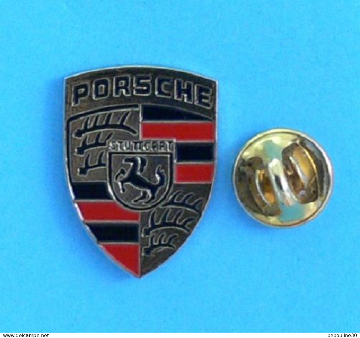 1 PIN'S //   ** LOGO / PORSCHE / STUTTGART ** - Porsche