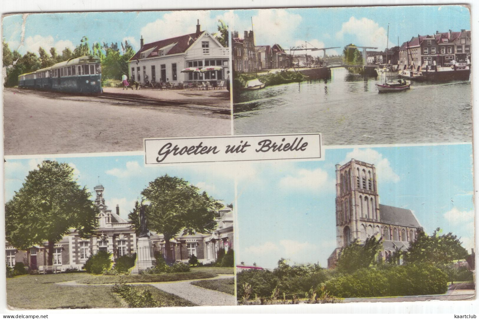 Groeten Uit Brielle  - (Zeeland, Nederland/Holland) - TRAM/STRAßENBAHN, STATION/BAHNHOF - Brielle