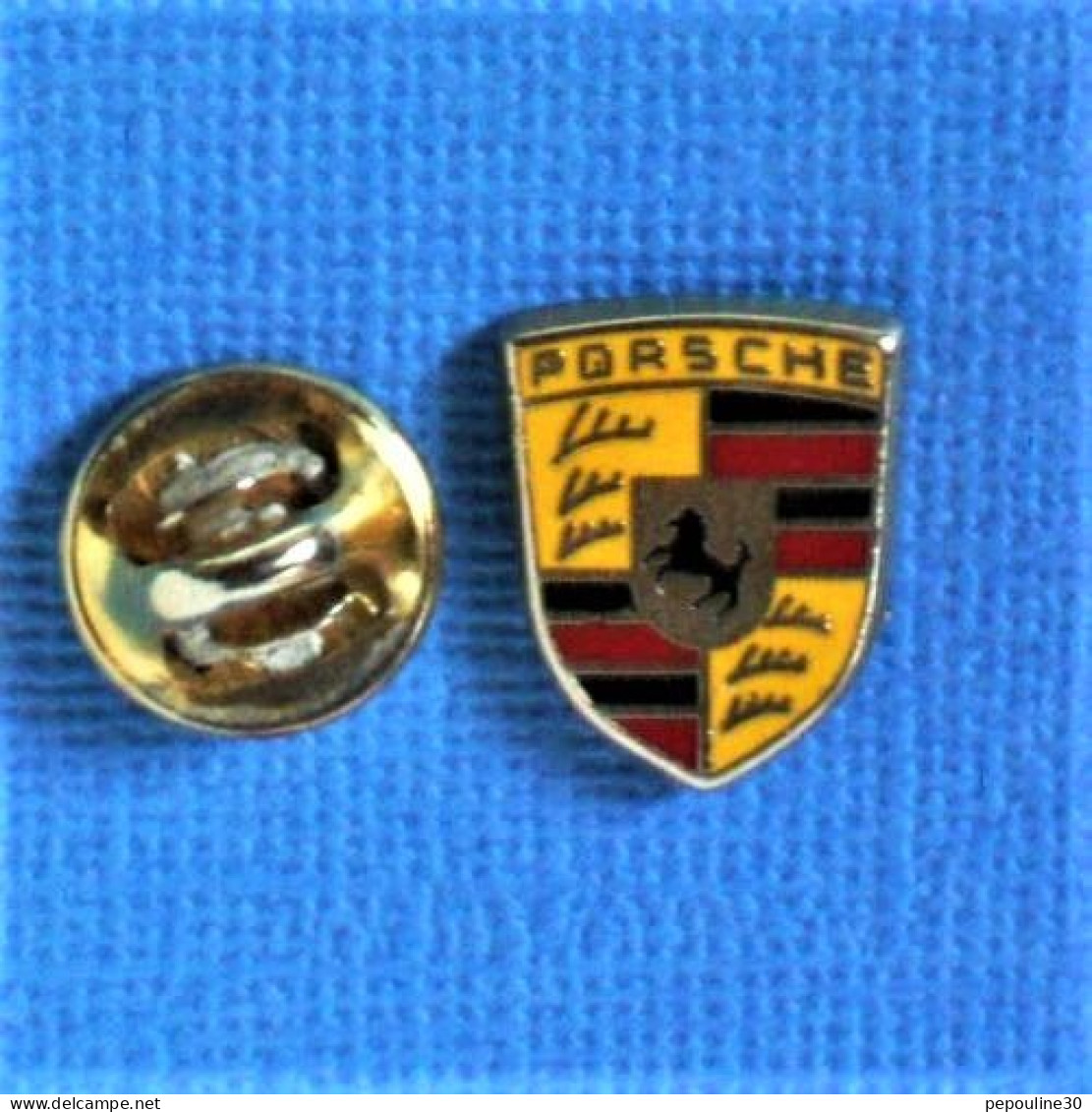 1 PIN'S //  ** LOGO / BLASON / PORSCHE ** - Porsche