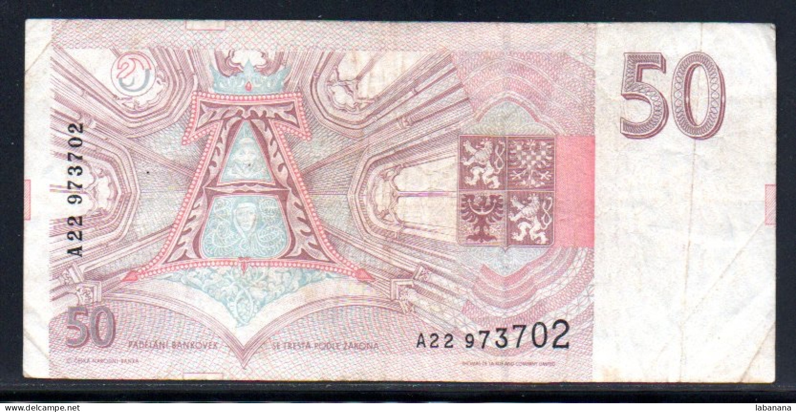 659-Tchéquie 50 Korun 1993 A22 - Tchéquie