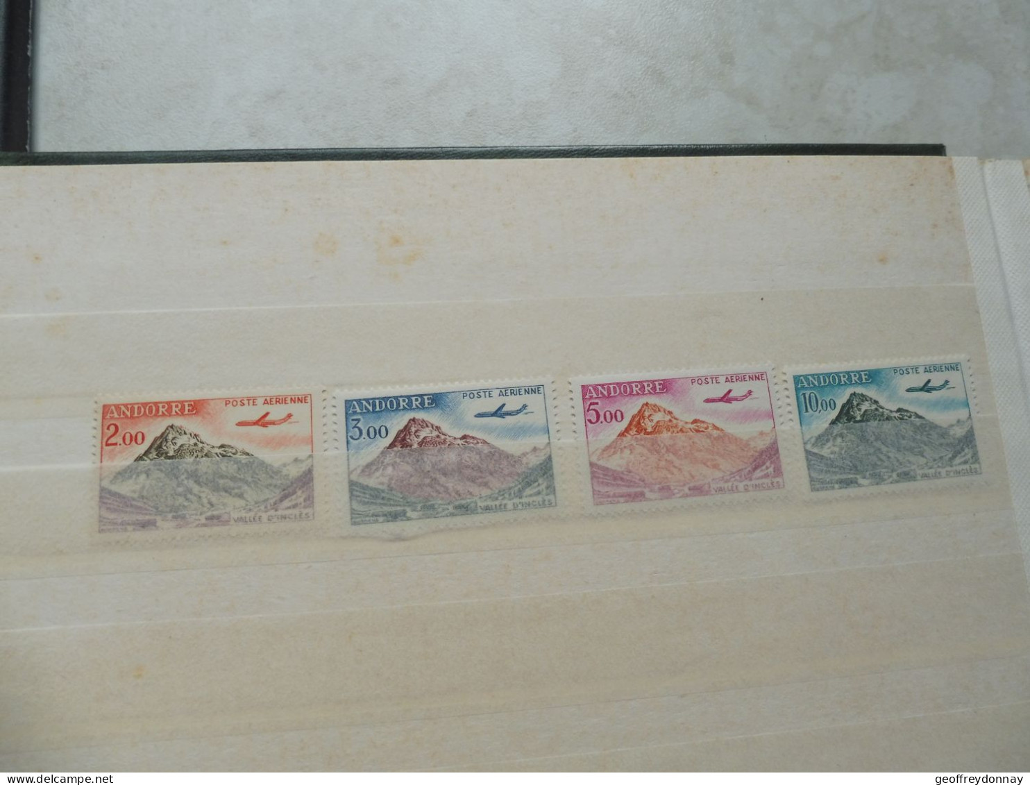 Andorre Poste Aerienne  Pa 5/8  Neuf Mnh ** Parfait Perfect - Poste Aérienne