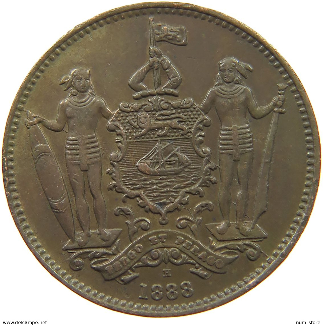 NORTH BORNEO CENT 1888 Victoria 1837-1901 #t152 0089 - Indonesien