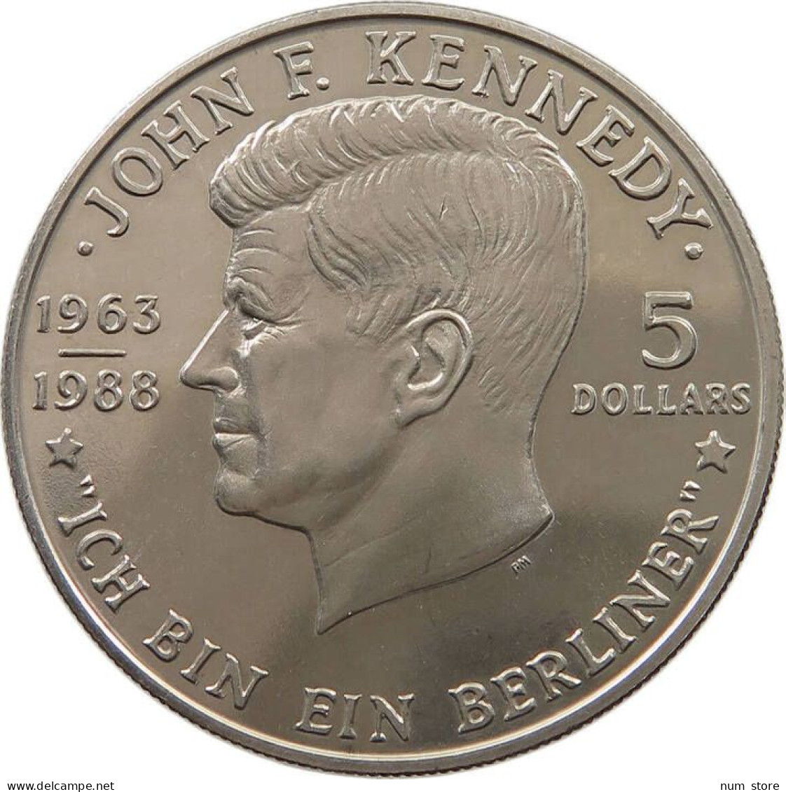 NIUE 5 DOLLARS 1988 JOHN KENNEDY #c001 0273 - Niue