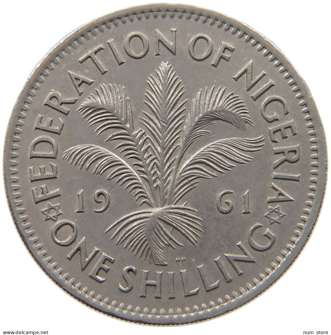 NIGERIA SHILLING 1961 Elizabeth II. (1952-2022) #c015 0073 - Nigeria