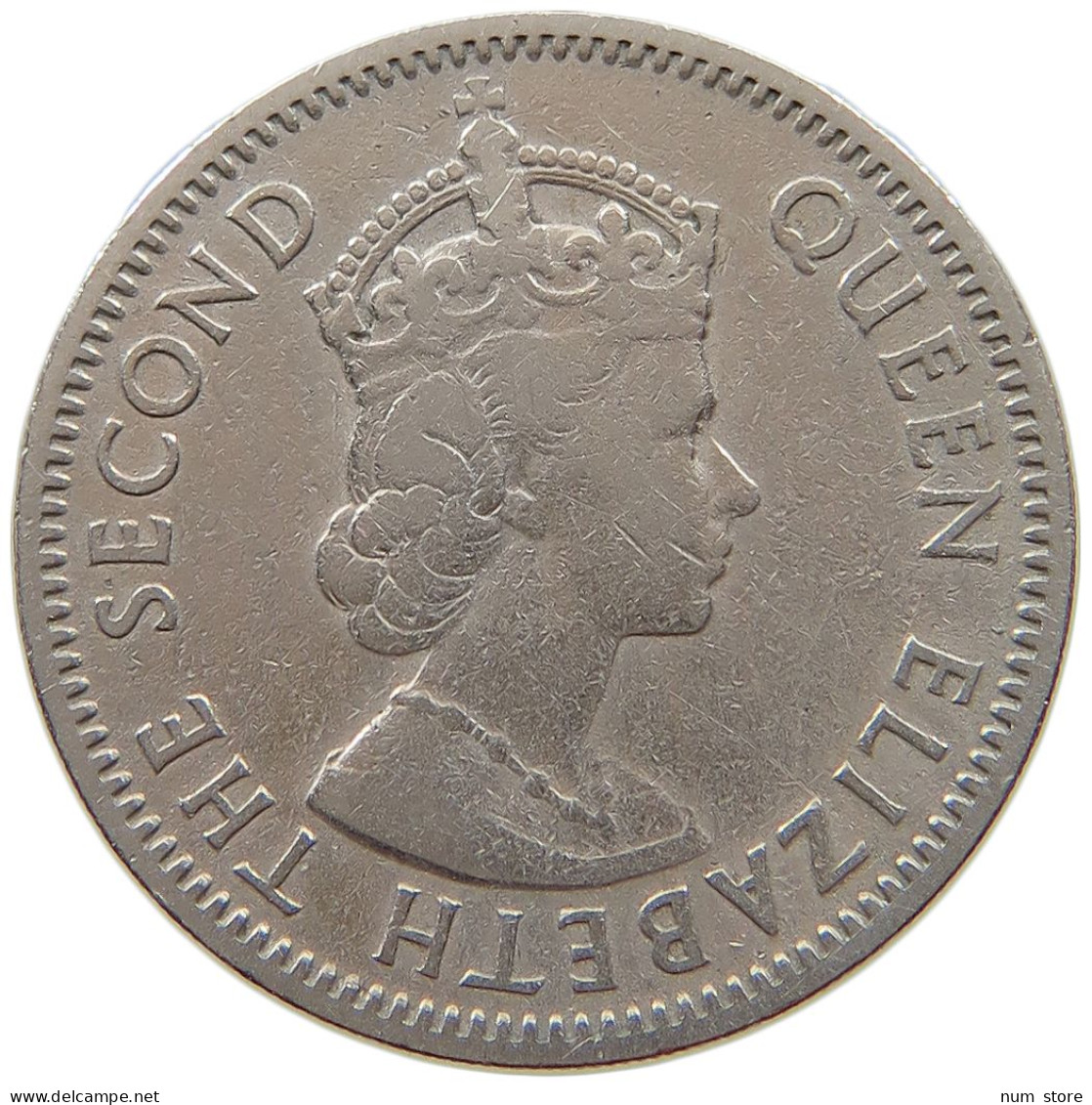 NIGERIA SHILLING 1959 Elizabeth II. (1952-2022) #a017 0109 - Nigeria