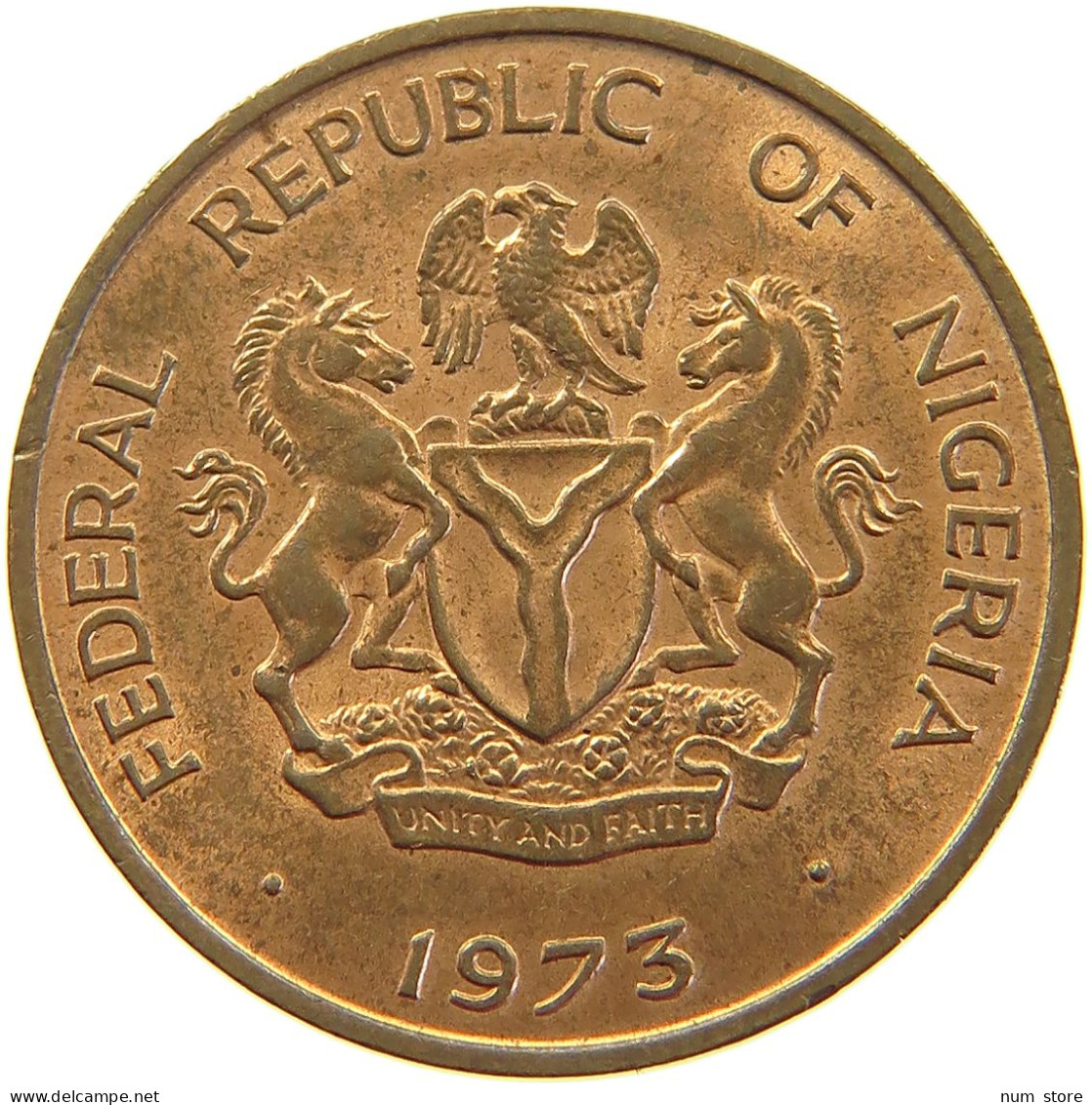 NIGERIA KOBO 1973  #c062 0413 - Nigeria