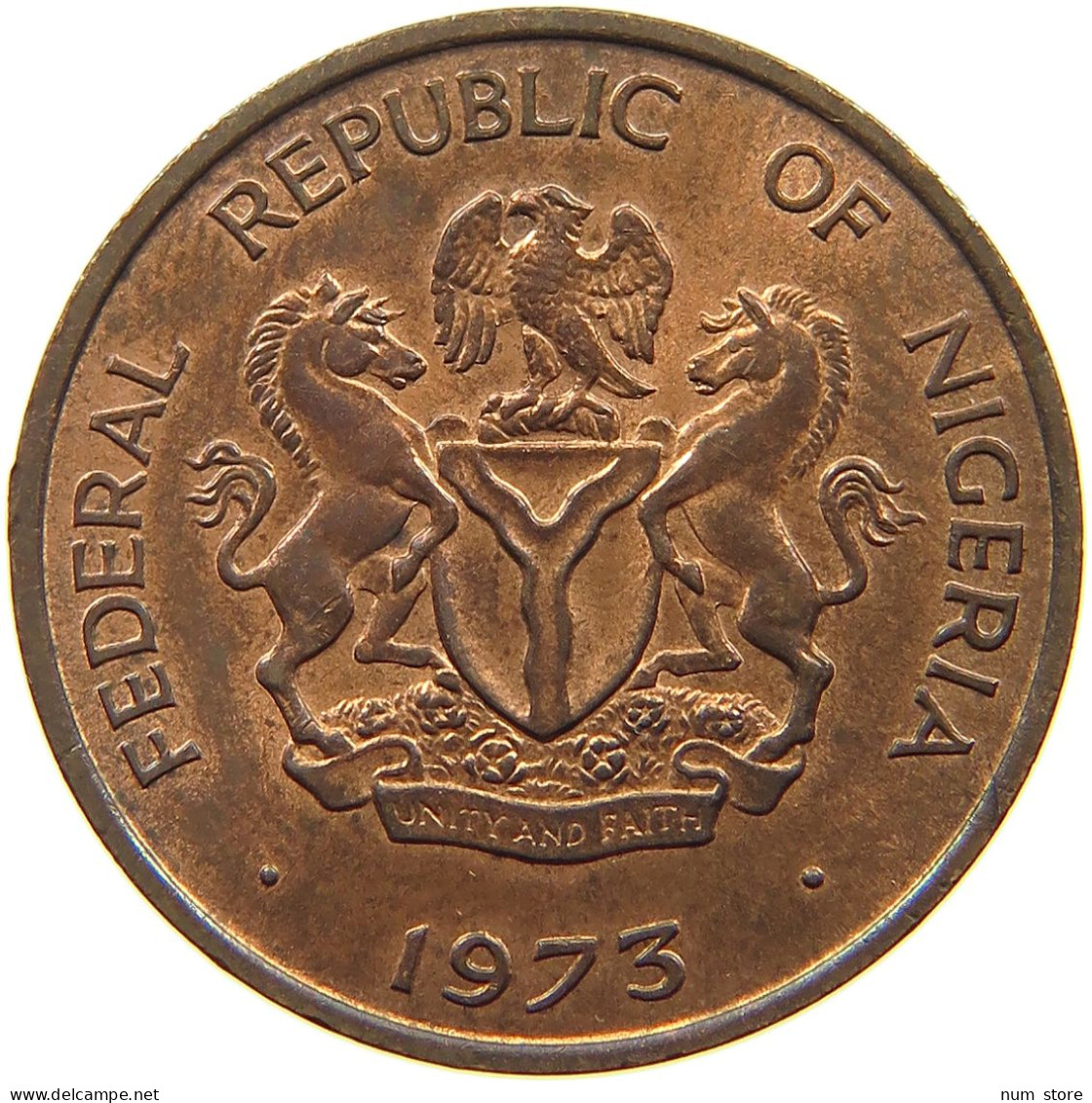 NIGERIA KOBO 1973  #a095 0221 - Nigeria