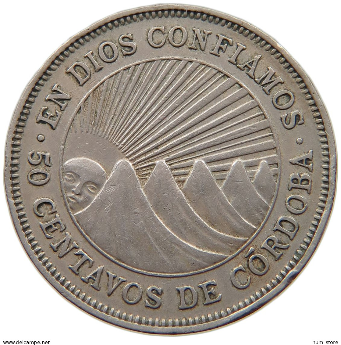 NICARAGUA 50 CENTAVOS 1946  #s039 0363 - Nicaragua