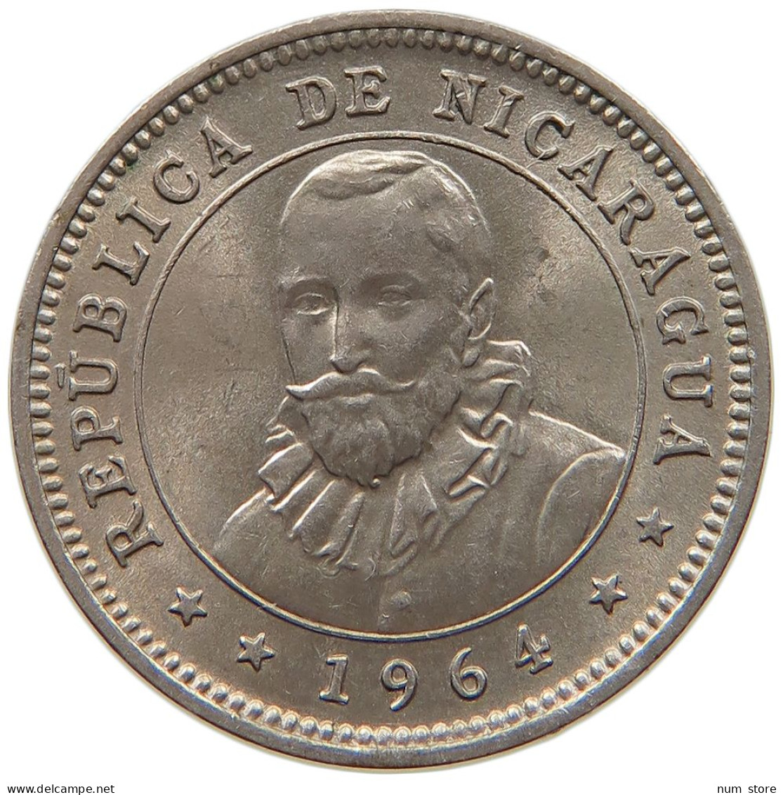 NICARAGUA 5 CENTAVOS 1964  #t135 0157 - Nicaragua