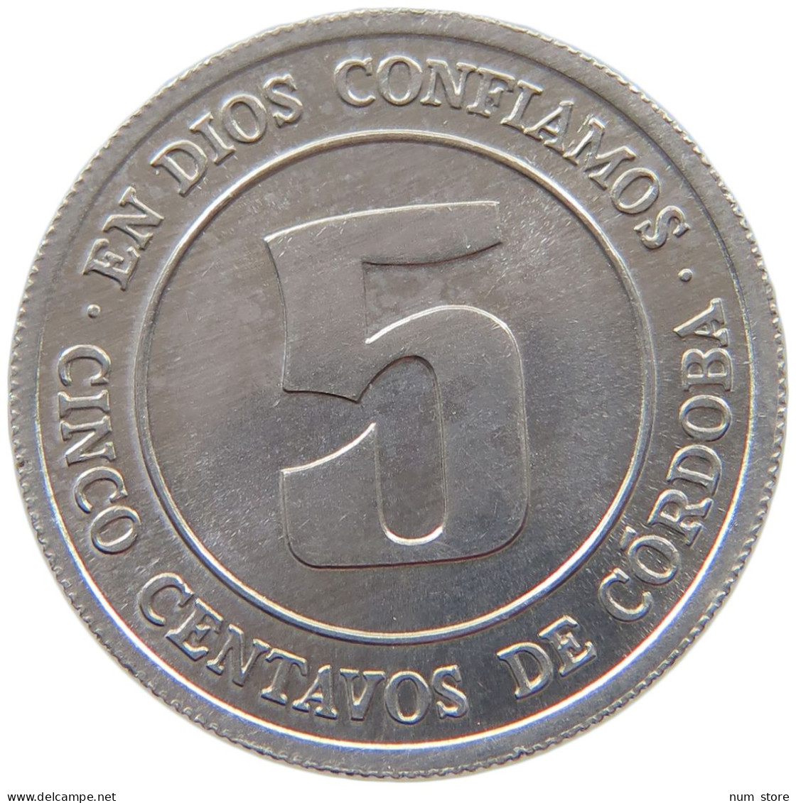 NICARAGUA 5 CENTAVOS 1974  #s069 0557 - Nicaragua