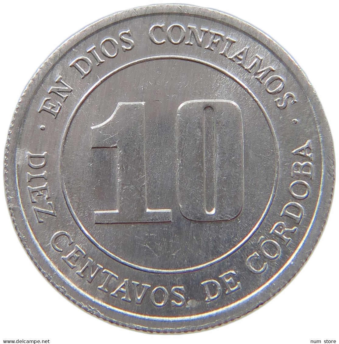 NICARAGUA 10 CENTAVOS 1974  #s069 0659 - Nicaragua