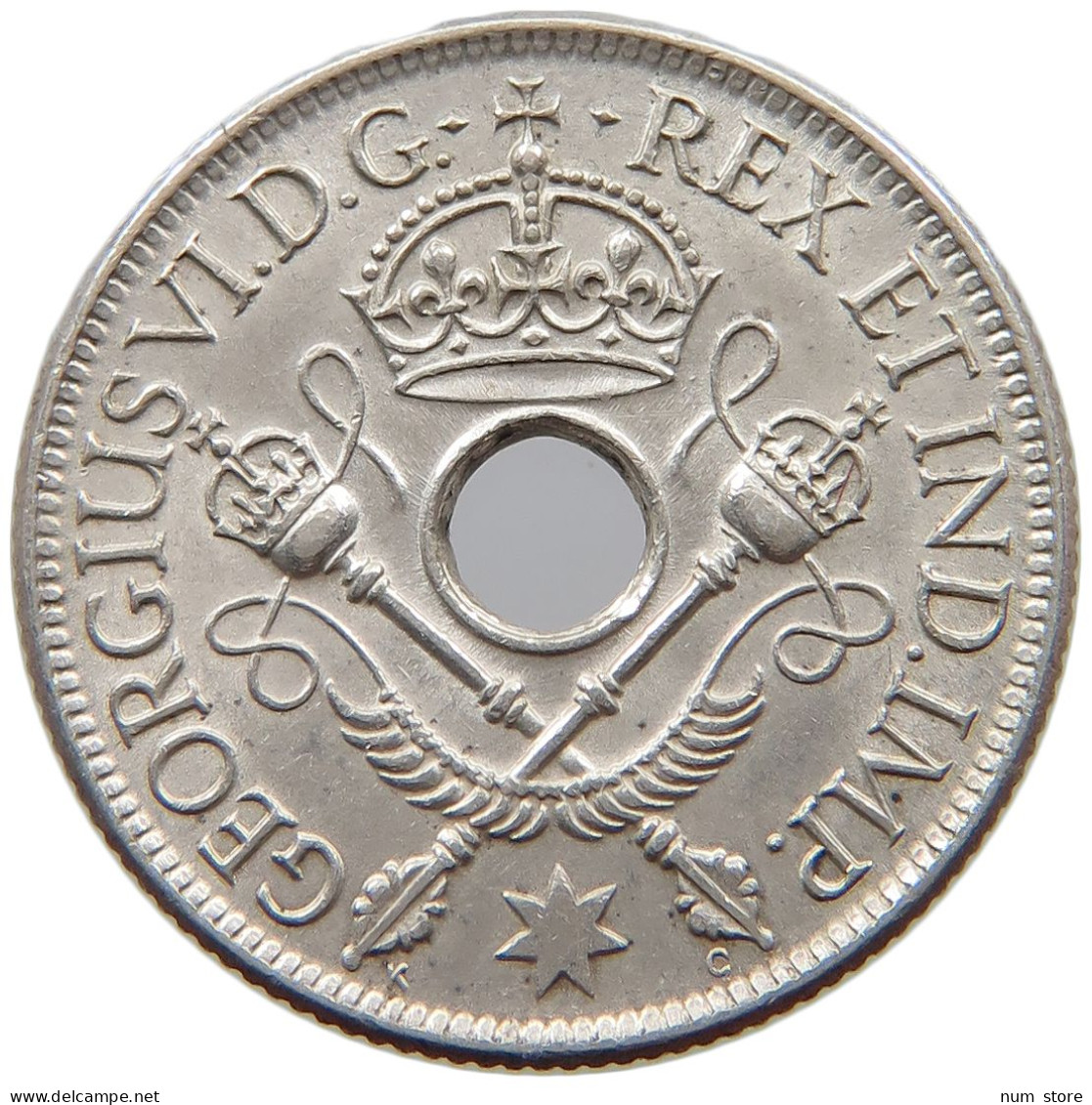 NEW GUINEA SHILLING 1938 George VI. (1936-1952) #a081 0685 - Papouasie-Nouvelle-Guinée