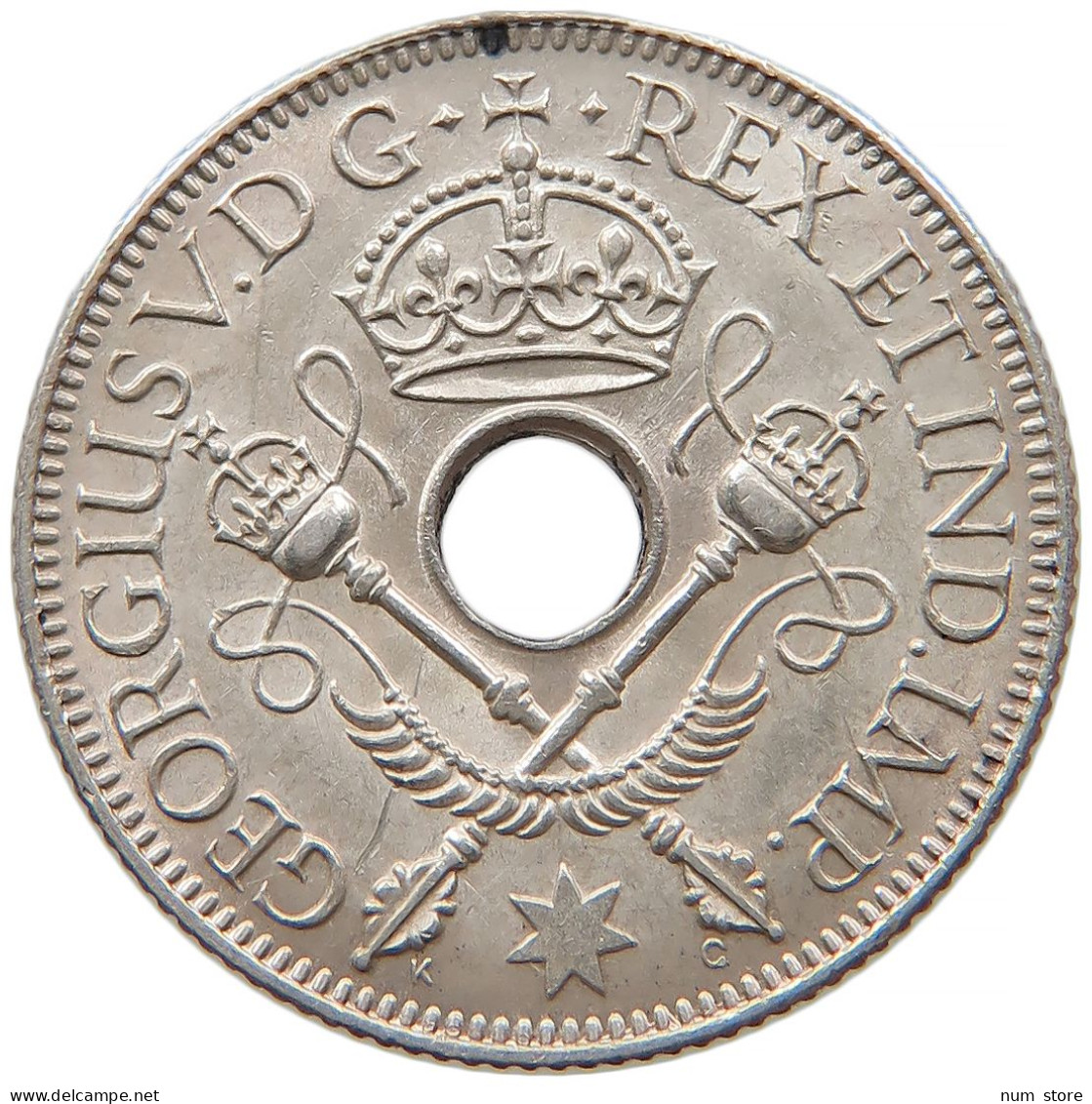 NEW GUINEA SHILLING 1935 George V. (1910-1936) #t011 0179 - Papuasia Nuova Guinea