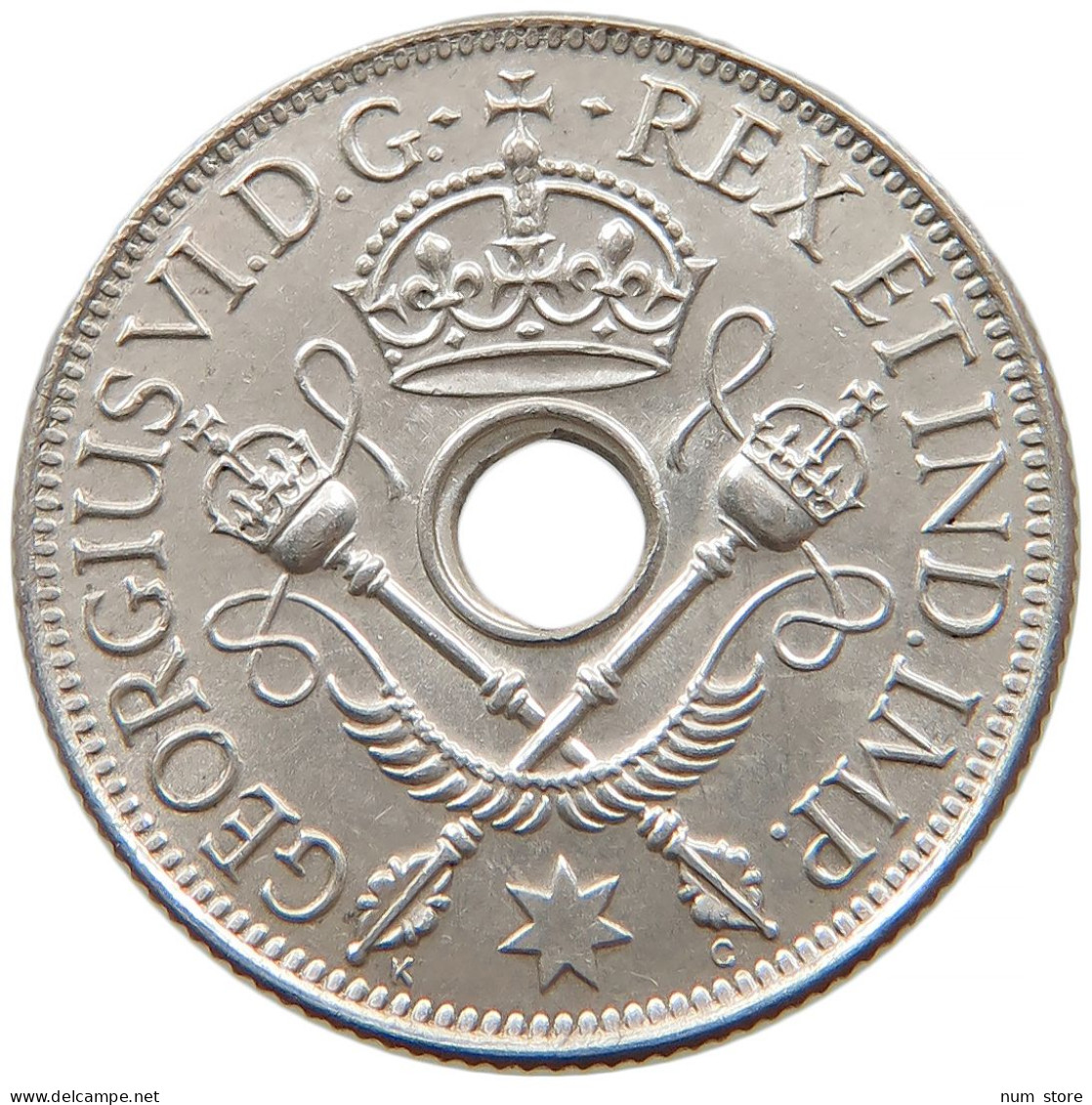 NEW GUINEA SHILLING 1938 George VI. (1936-1952) #t013 0123 - Papoea-Nieuw-Guinea