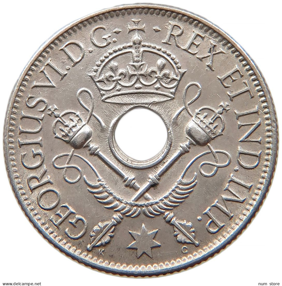 NEW GUINEA SHILLING 1945 George VI. (1936-1952) #t013 0121 - Papoea-Nieuw-Guinea