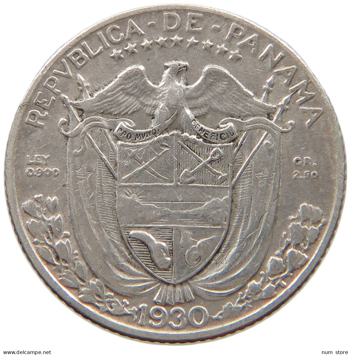 PANAMA 1/10 BALBOA 1930  #a004 0081 - Panama