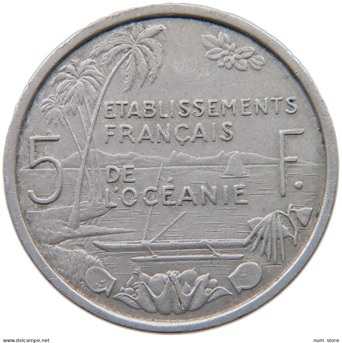 OCEANIA 5 FRANCS 1952  #a051 0423 - Other - Oceania