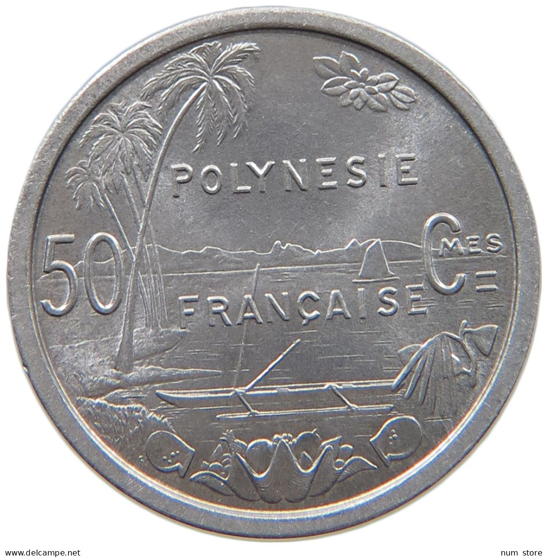 POLYNESIA 50 CENTIMES 1965  #c040 0749 - Polinesia Francesa