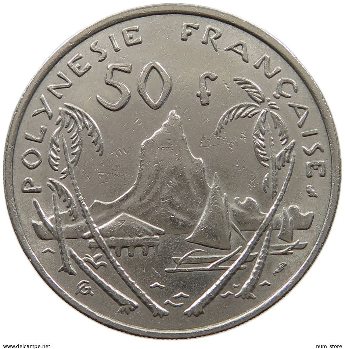 POLYNESIA 50 FRANCS 1967  #a071 0613 - French Polynesia