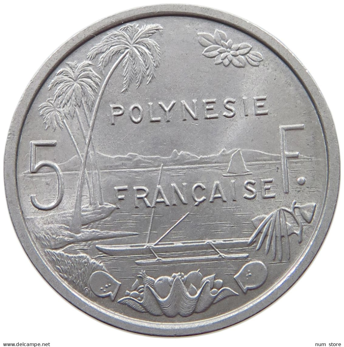 POLYNESIA 5 FRANCS 1965  #a021 1125 - Frans-Polynesië