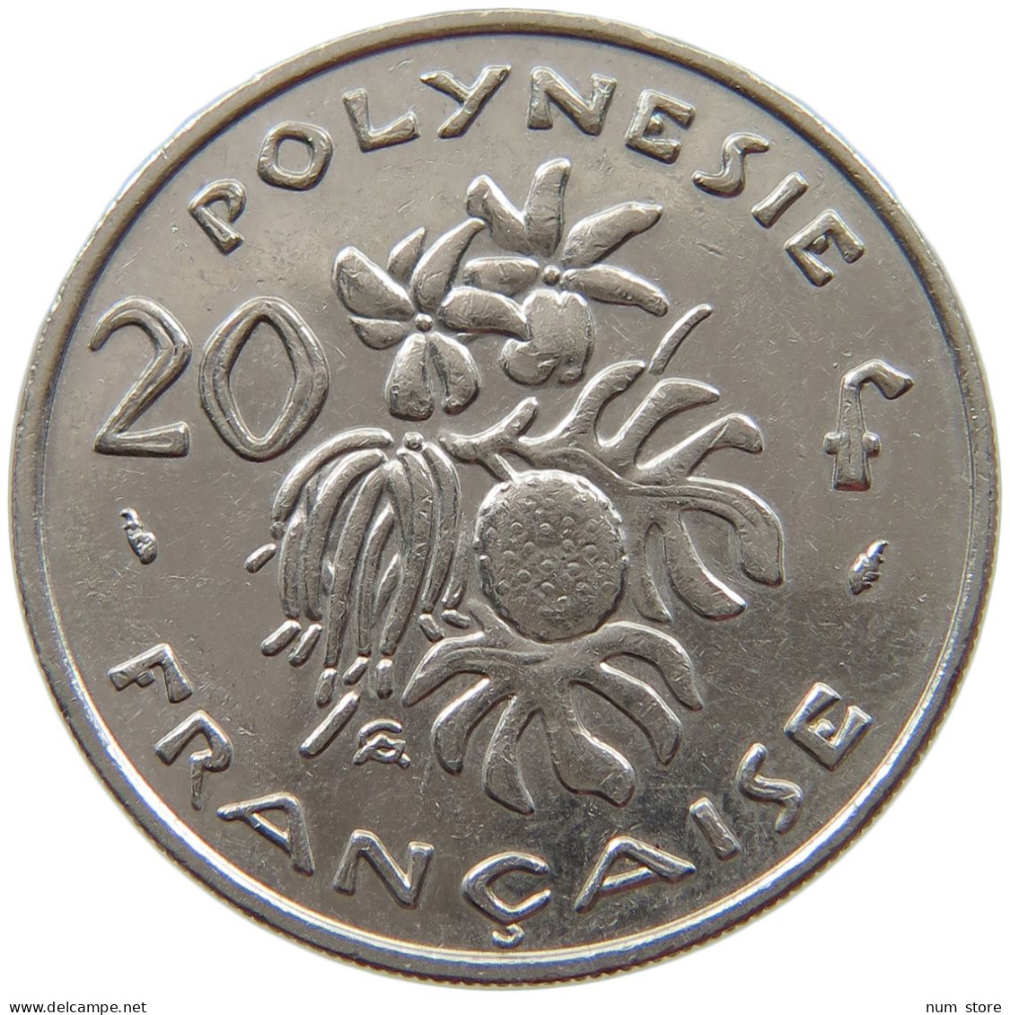 POLYNESIA 20 FRANCS 1992  #a043 0119 - Frans-Polynesië