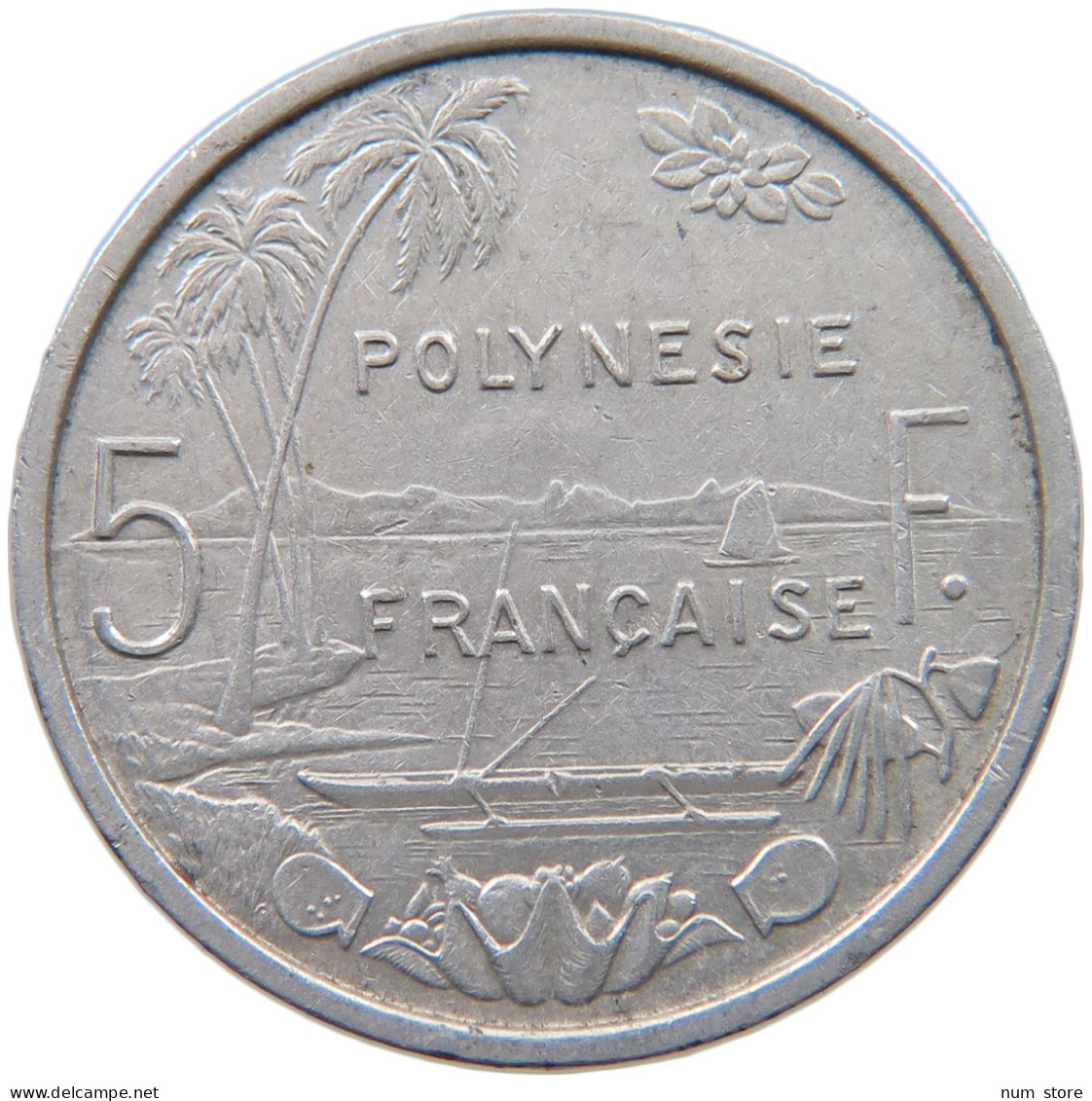 POLYNESIA 5 FRANCS 1965  #a051 0425 - Französisch-Polynesien