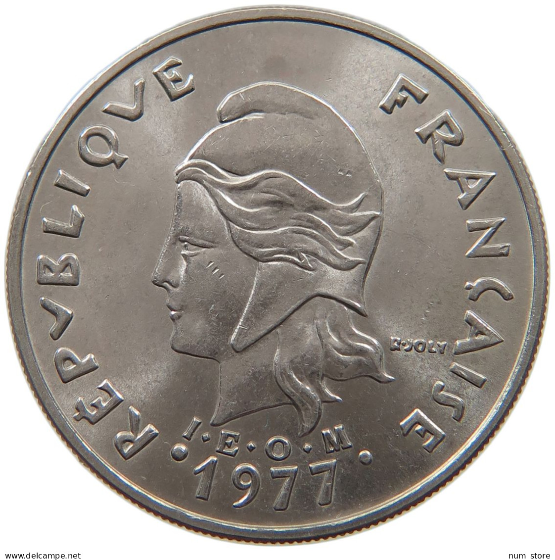 POLYNESIA 20 FRANCS 1977  #a053 0825 - Französisch-Polynesien