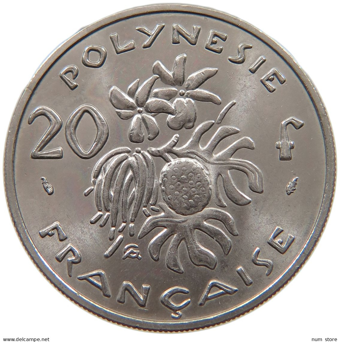 POLYNESIA 20 FRANCS 1977  #a053 0825 - French Polynesia