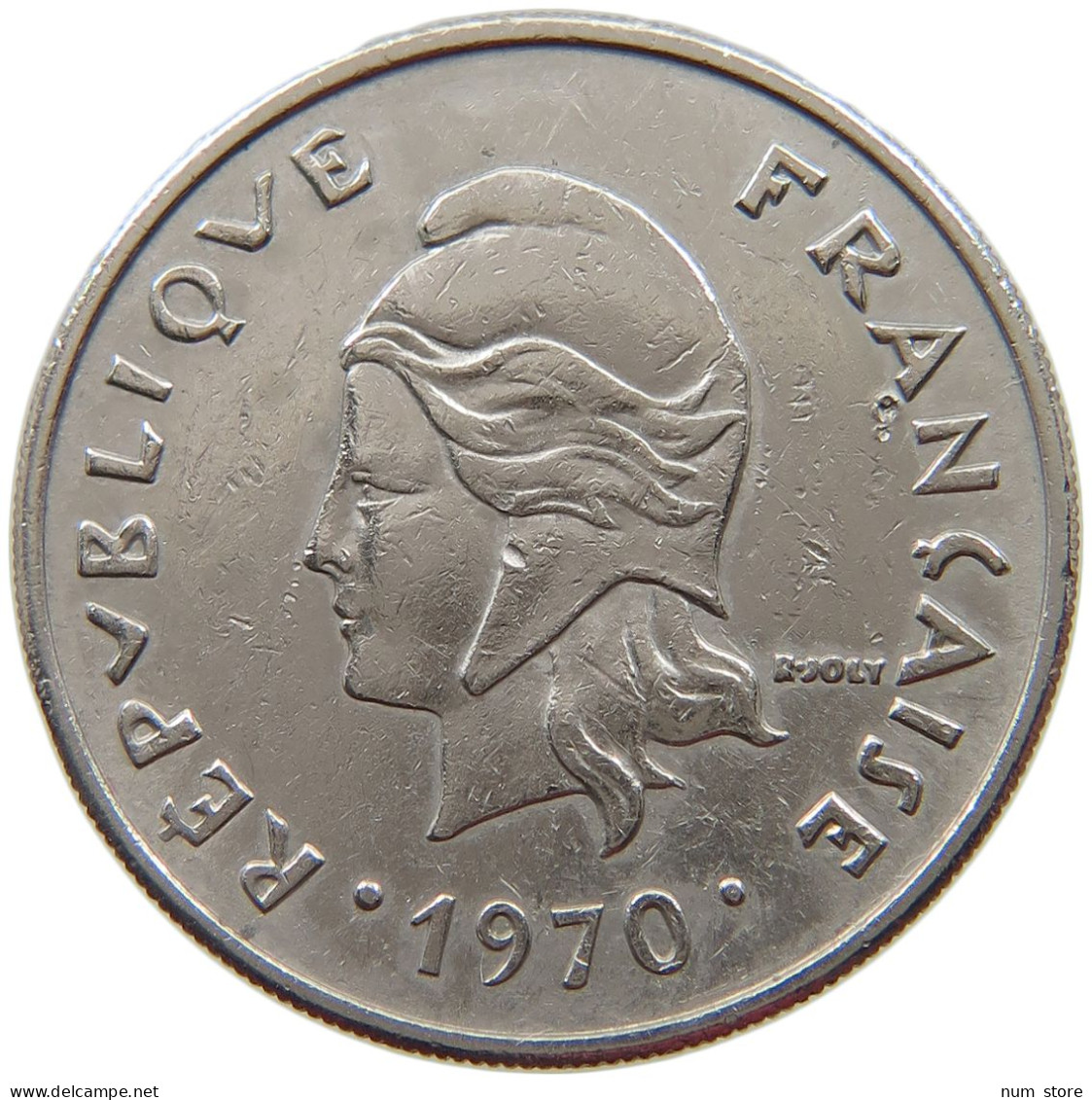 POLYNESIA 20 FRANCS 1970  #a013 0813 - French Polynesia